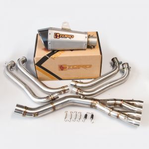 CB/CBR650F 14-17 - Toro 4:1 Decat Exhaust System, w/ Stainless HexCone Silencer