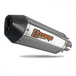 Toro Mini Hex Silencer, Stainless w/ Carbon Cap - 45mm Spring Fit