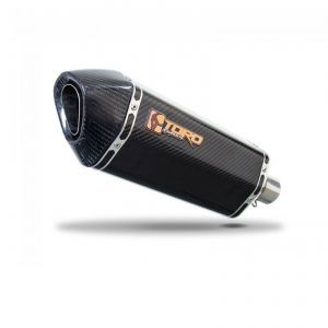 Toro Hex Silencer, Gloss Carbon - 51mm Spring Fit