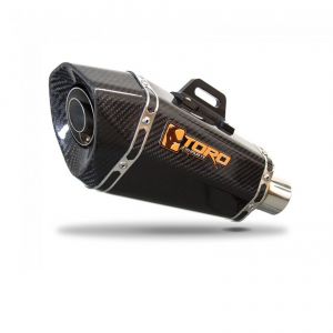 Toro HexCone Silencer, Gloss Carbon - 51mm Clamp Fit