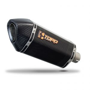 Toro Hex Silencer, Matt Carbon - 51mm Clamp Fit