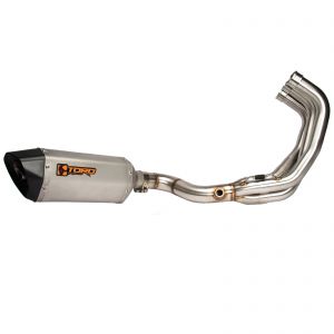 MT-09 13-19 - Toro 3:1 Full Exhaust System, w/ Stainless/Carbon HexX Silencer