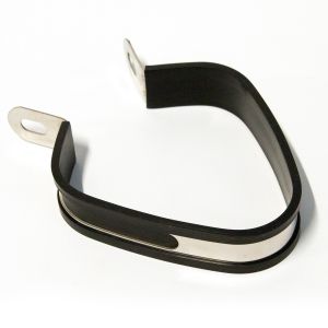 Toro Polished Stainless Steel Exhaust Silencer Strap - Tri-Hex Cans