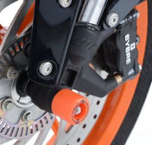 R&G Black Fork Protectors For KTM 125/200/250/390 Duke, Vitpilen/Svartpilen