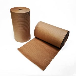 384mmx250m Brown Corrugated Honeycomb Eco Friendly Packing Paper