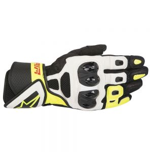 Alpinestars SP Air Sport Motorcycle Gloves Black/White/Fluo S
