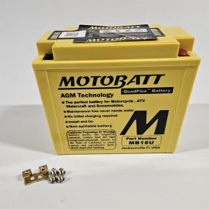 MB18U - Motobatt AGM Motorcycle Battery 12V 22Ah NO WARRANTY