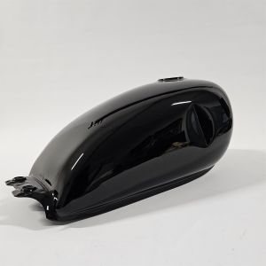 Cafe Racer Fuel Gas Tank 9L/2 Gallons - Suzuki GN125 150 - Gloss Black Various Blemishes