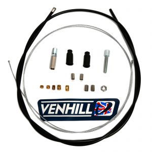 Venhill Universal 1.35m Throttle Cable - 5mm - Black