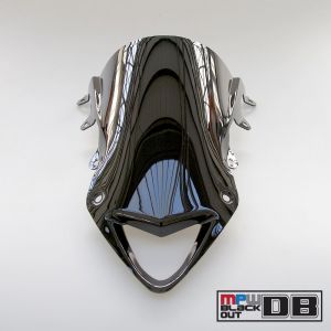 MPW Double Bubble Black Windscreen - BMW S1000 RR 10-14