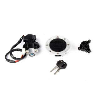 Ignition Switch Gas Fuel Cap Seat Lock Set - Suzuki GSF 650 Bandit