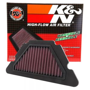 K&N Reusable High-Flow Performance Motorcycle Air Filter - YA-6009