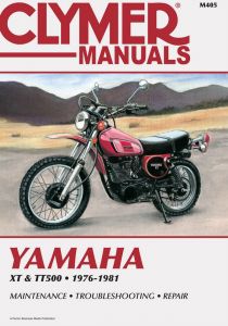 Yamaha XT500 & TT500 Motorcycle (1976-1981) Service Repair Manual