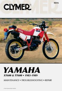 Yamaha XT600 & TT600 Motorcycle (1983-1989) Service Repair Manual