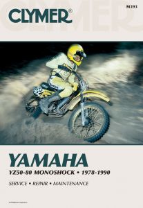 Yamaha YZ50-80 Monoshock Motorcycle (1978-1990) Service Repair Manual