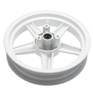 Front Wheel With Bearings & Seals - White - Sinnis Harrier 125