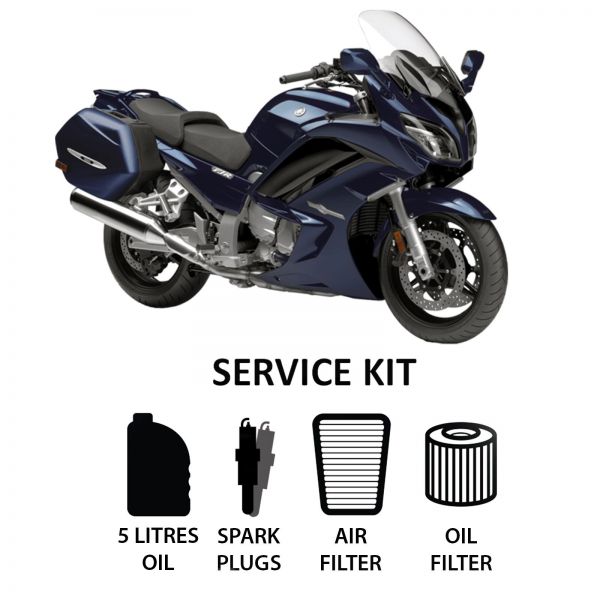 Service Kit For YAMAHA FJR1300 2001 to 2012 Filters and 4 x NGK Spark Plugs