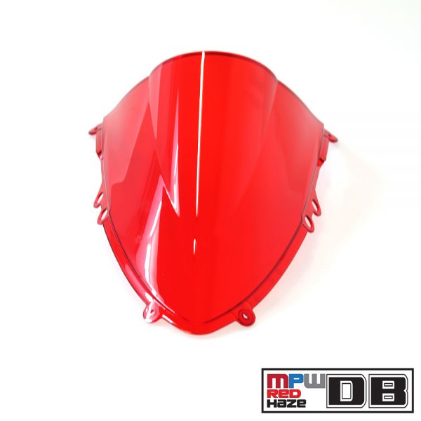 MPW Double Bubble Windshield Screen with Red Tint for Ducati 1199 12-14 