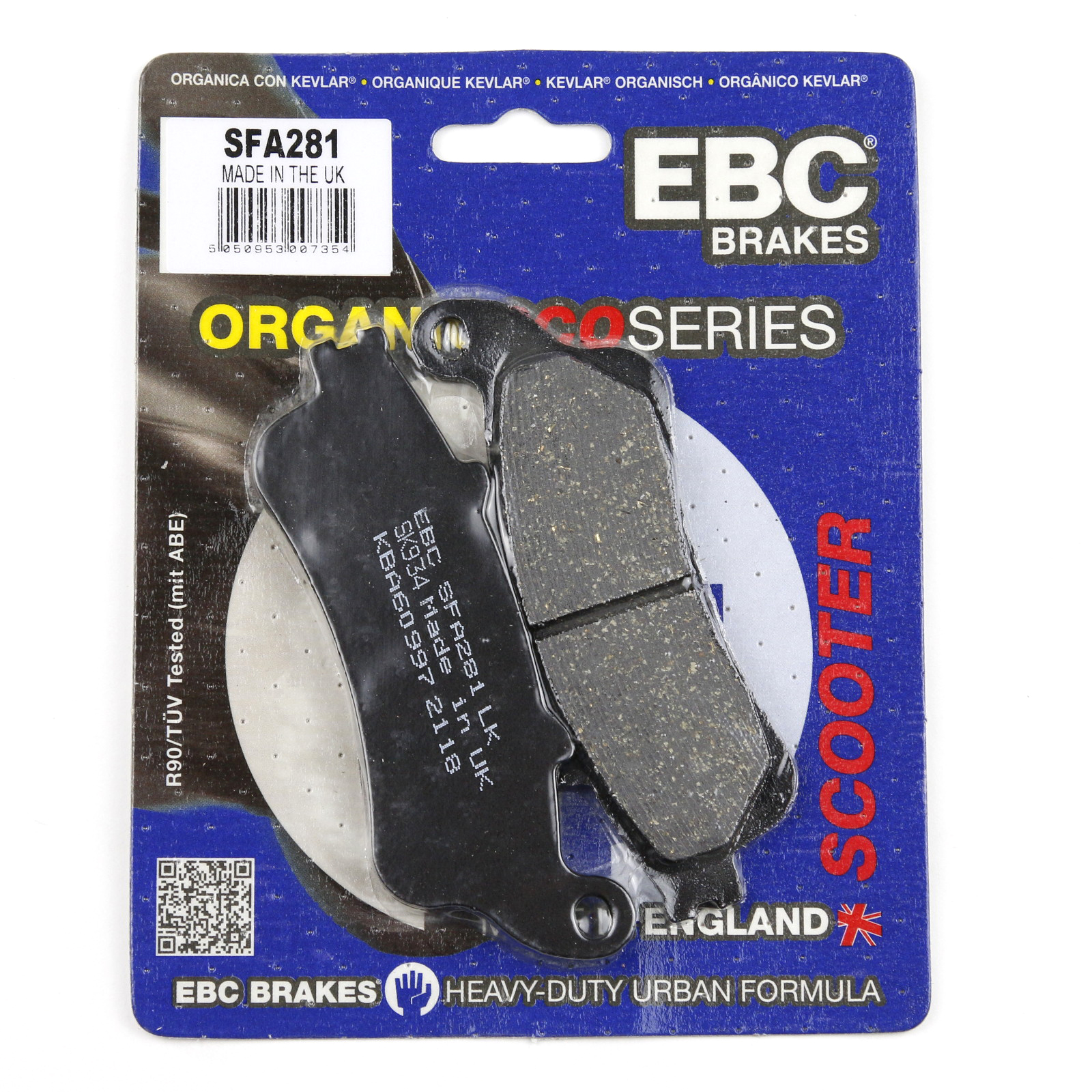 FES250 FORESIGHT EBC Organic REAR Disc Brake Pads Fits HONDA FES125 PANTHEON 